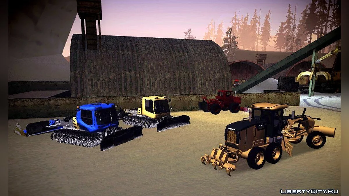 Caterpillar 140AWD Motorgrader / GTA San Andreas