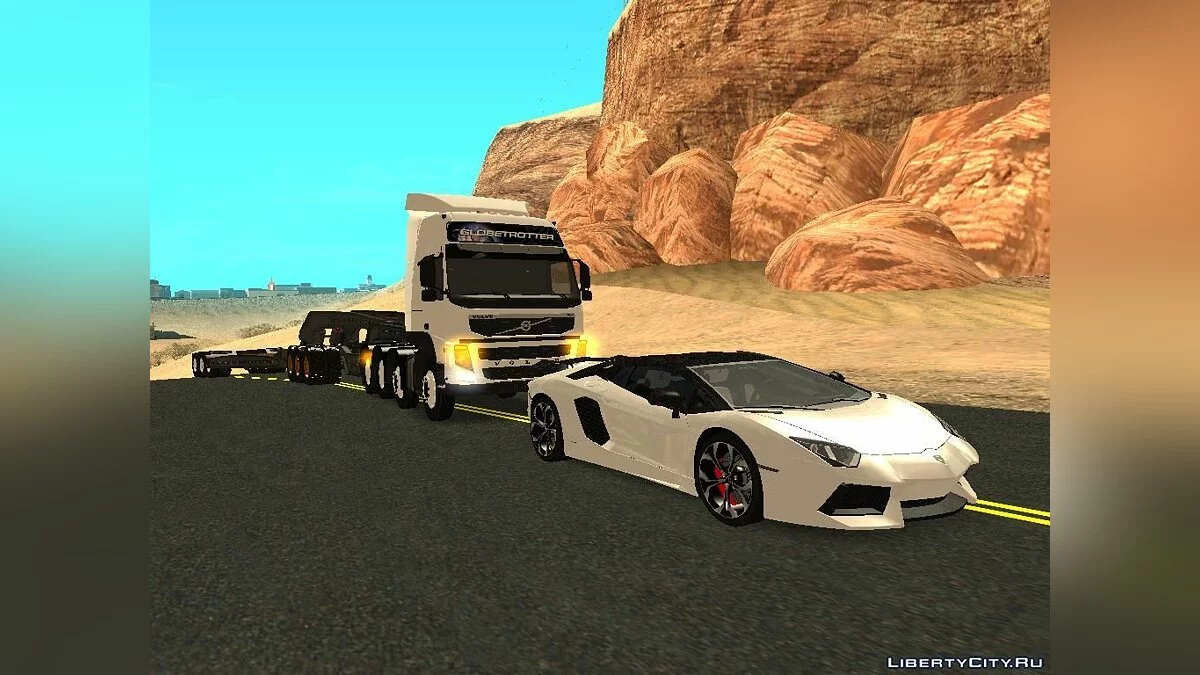 Volvo FM 13 8x4 Trailer Road Train / GTA San Andreas