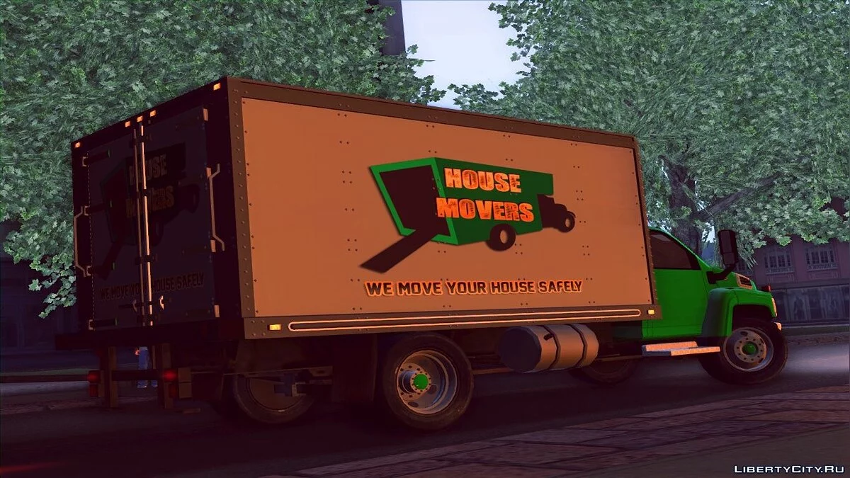 2008 GMC Top Kick C4500 Dryvan House Movers / GTA San Andreas