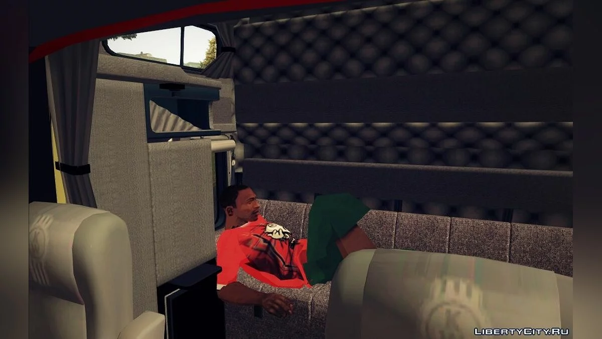 Kenworth Road Train T800 + Cement Mixer Trailer / GTA San Andreas