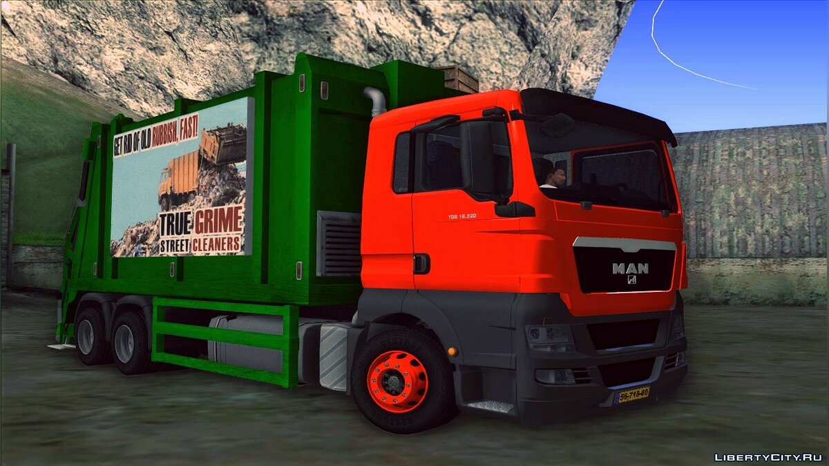 Скачать MAN TGS 320 Trash Truck для GTA San Andreas