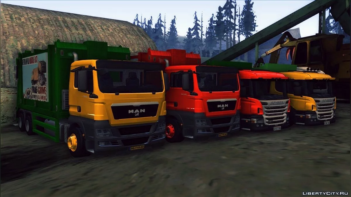MAN TGS 320 Trash Truck / GTA San Andreas