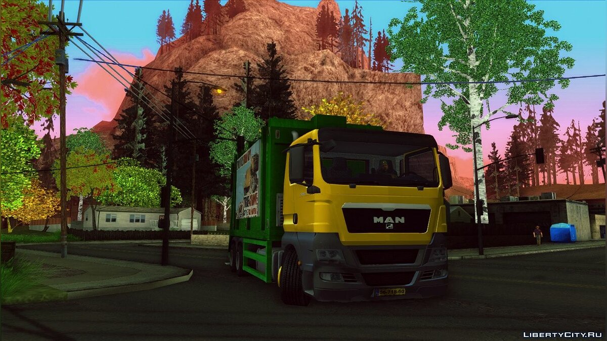 Скачать MAN TGS 320 Trash Truck для GTA San Andreas