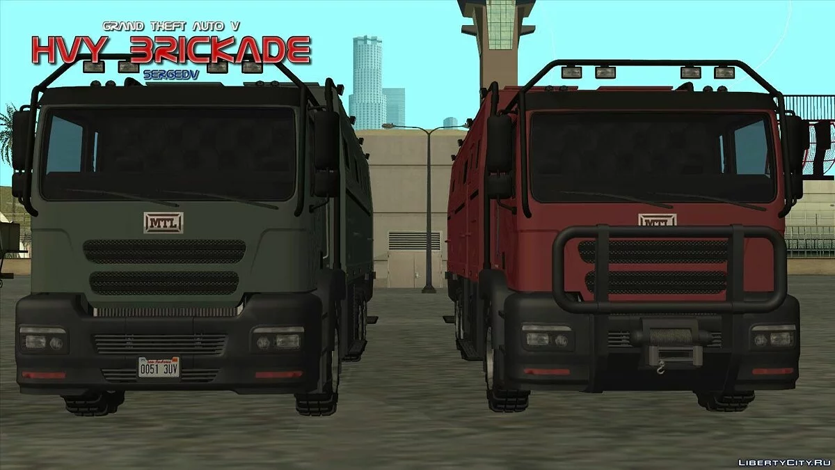 GTA V HVY Brickade / GTA San Andreas