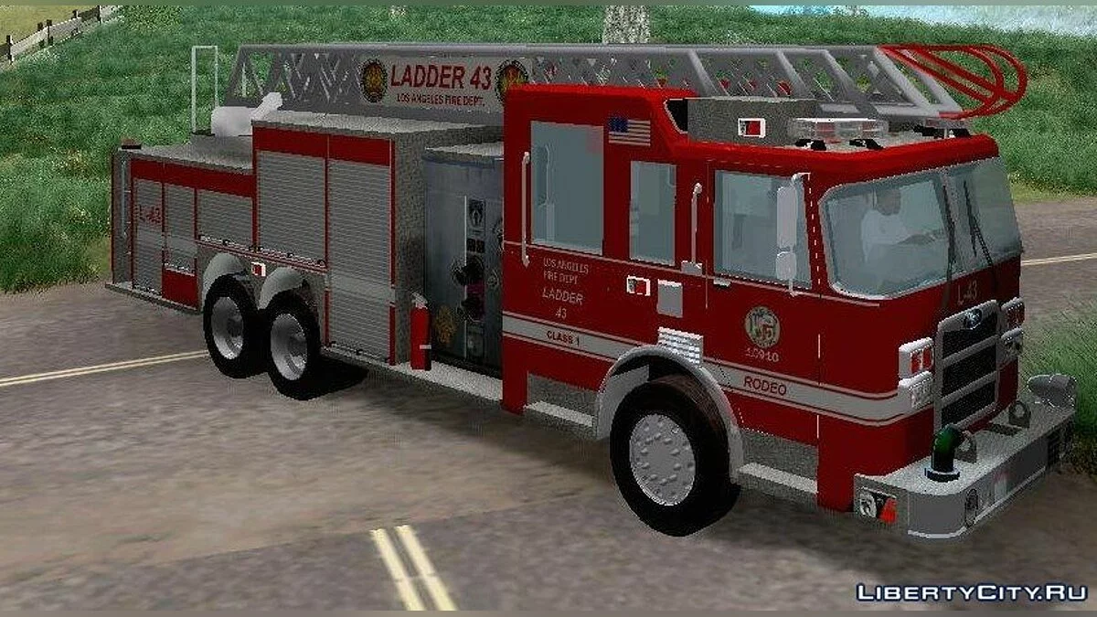 Pierce Arrow LAFD Ladder 43 / GTA San Andreas