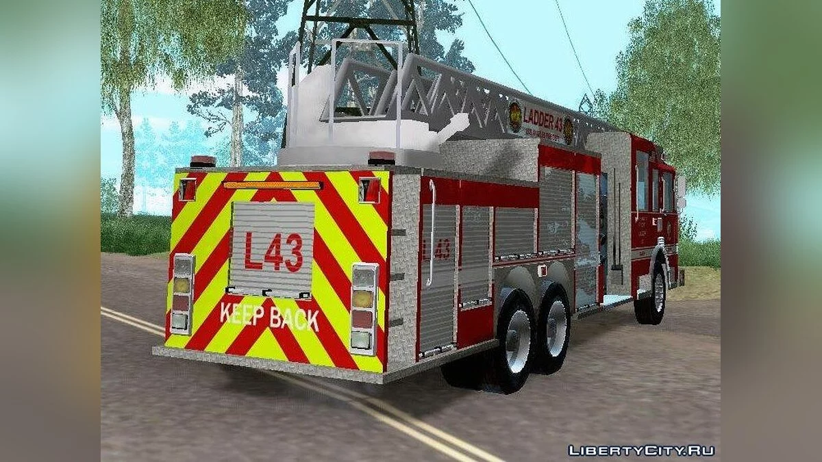 Pierce Arrow LAFD Ladder 43 / GTA San Andreas