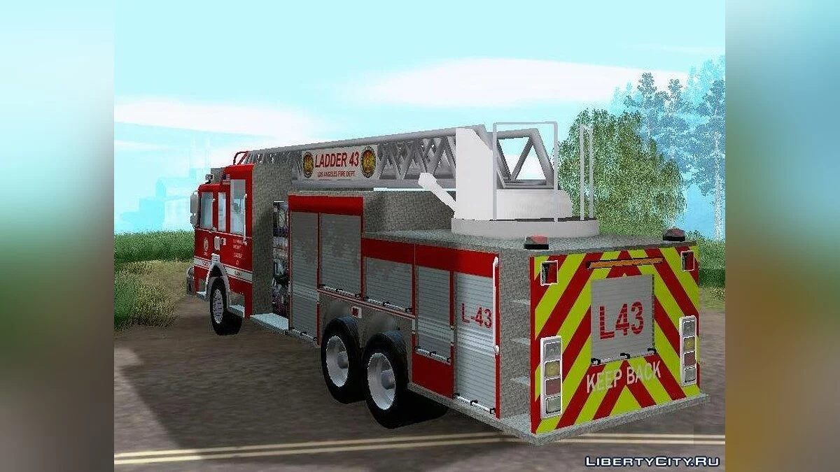 Pierce Arrow LAFD Ladder 43 / GTA San Andreas