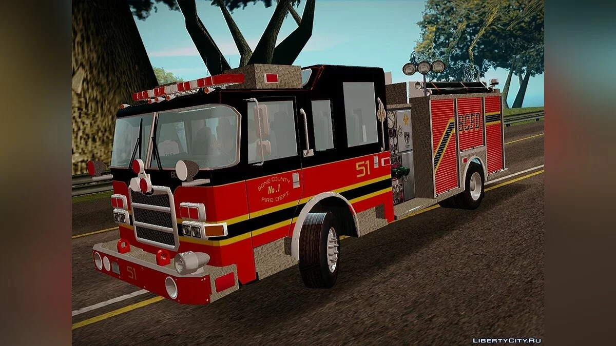 Pierce Arrow XT 2009 BCFD / GTA San Andreas