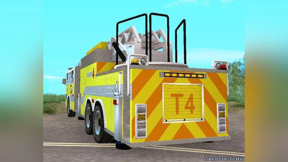 Pierce Arrow XT BCFD Tower Ladder 4 / GTA San Andreas