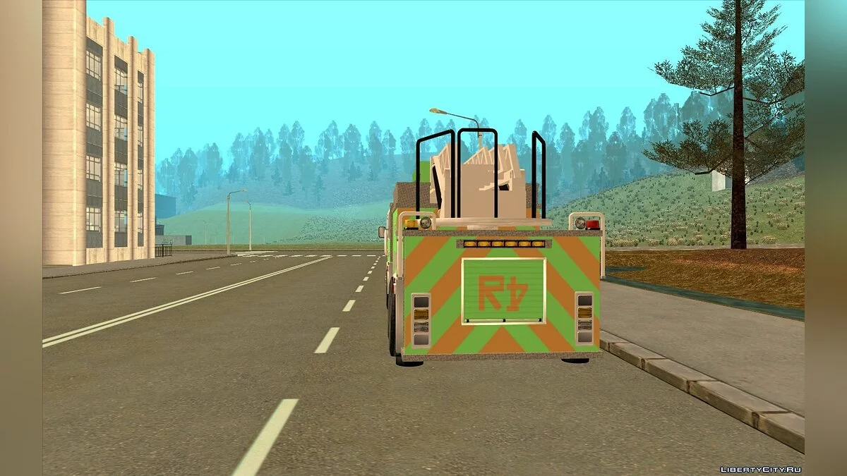Pierce Arrow XT FD Rower Ladder Green / GTA San Andreas