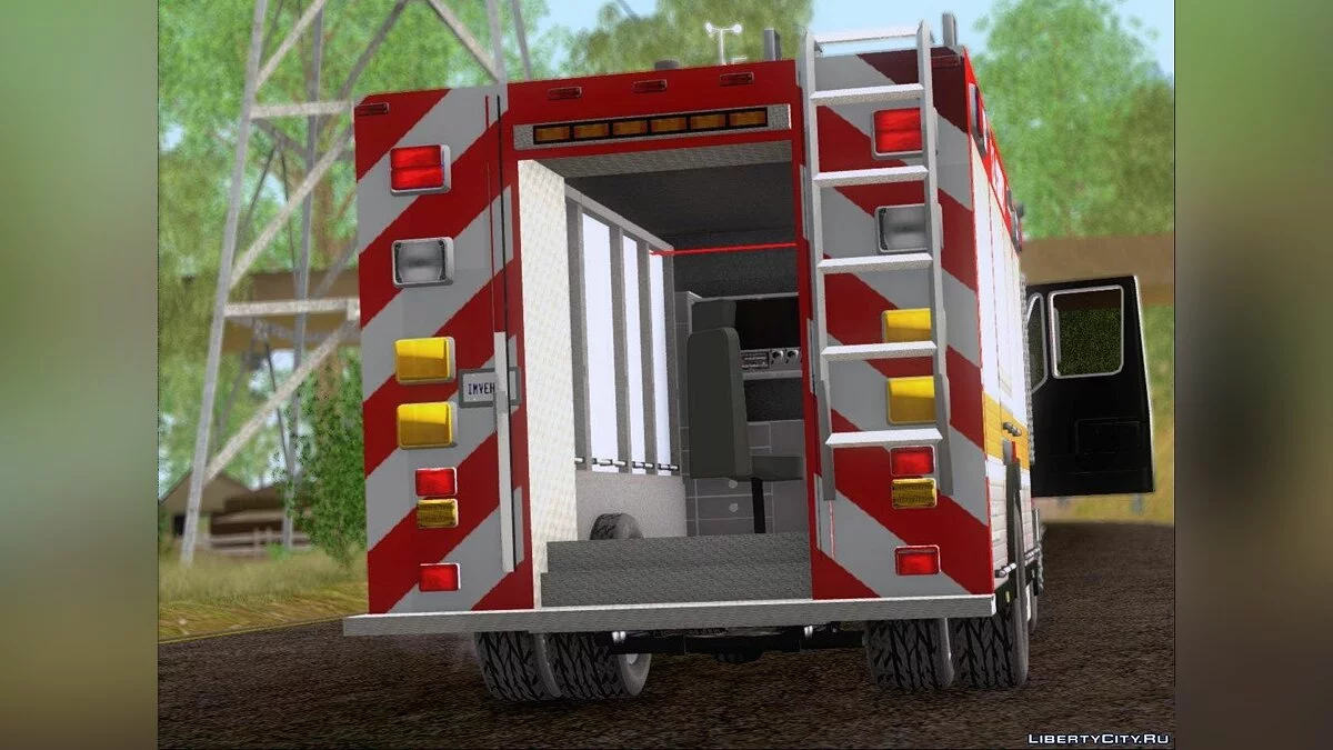 Pierce Commercial SACFD Rescue Unit / GTA San Andreas