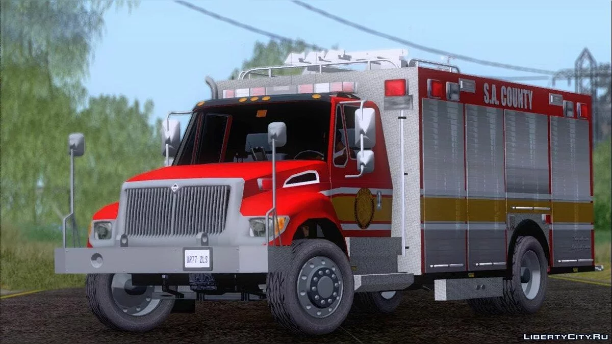 Pierce Commercial SACFD Rescue Unit / GTA San Andreas