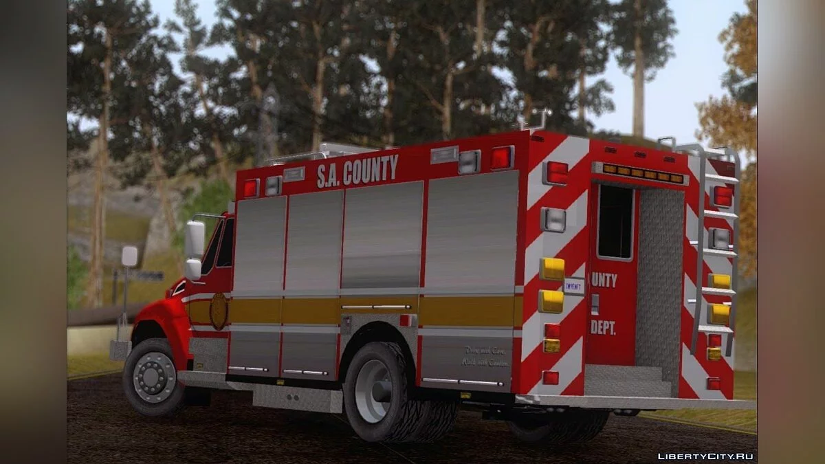 Pierce Commercial SACFD Rescue Unit / GTA San Andreas