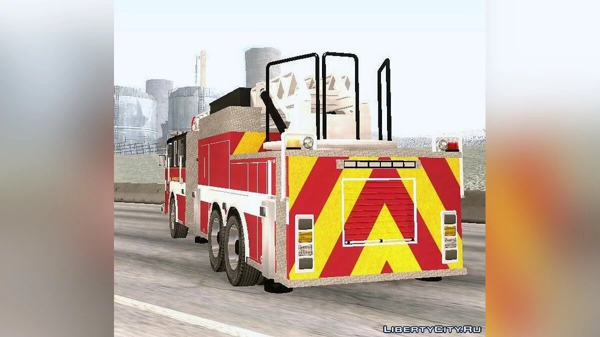 Pierce Firetruck Ladder SA Fire Department / GTA San Andreas