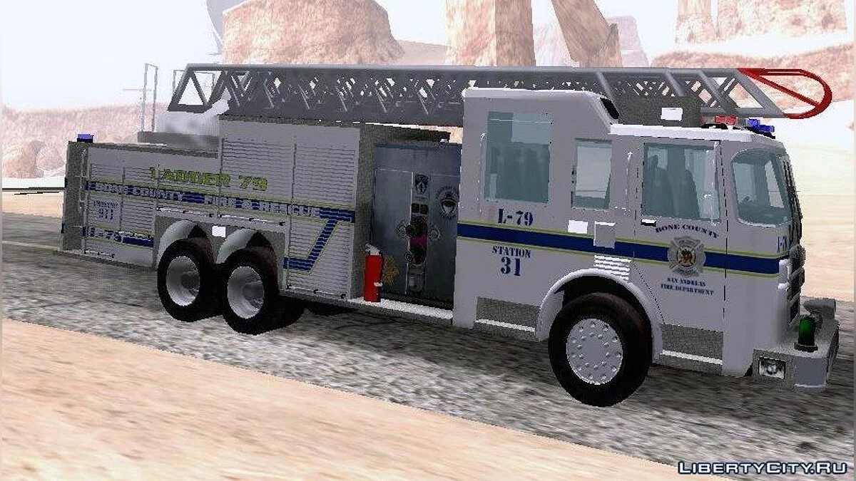Pierce Puc Aerials. Bone County Fire & Rescu / GTA San Andreas