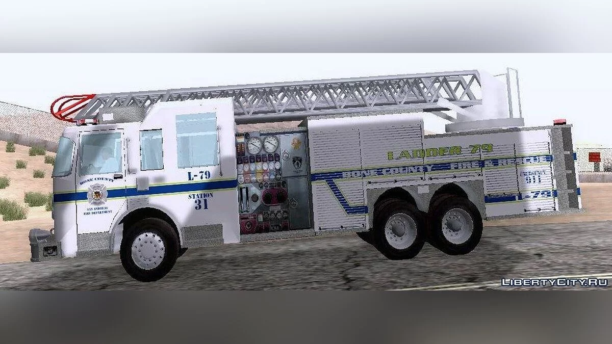 Pierce Puc Aerials. Bone County Fire & Rescu / GTA San Andreas