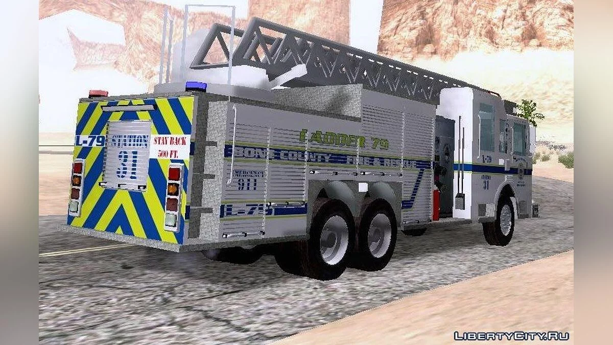 Pierce Puc Aerials. Bone County Fire & Rescu / GTA San Andreas