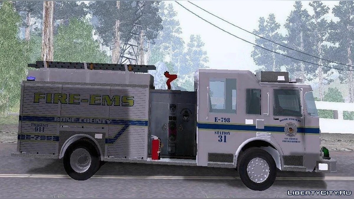 Pierce Pumpers. B.C.F.D. FIRE-EMS / GTA San Andreas