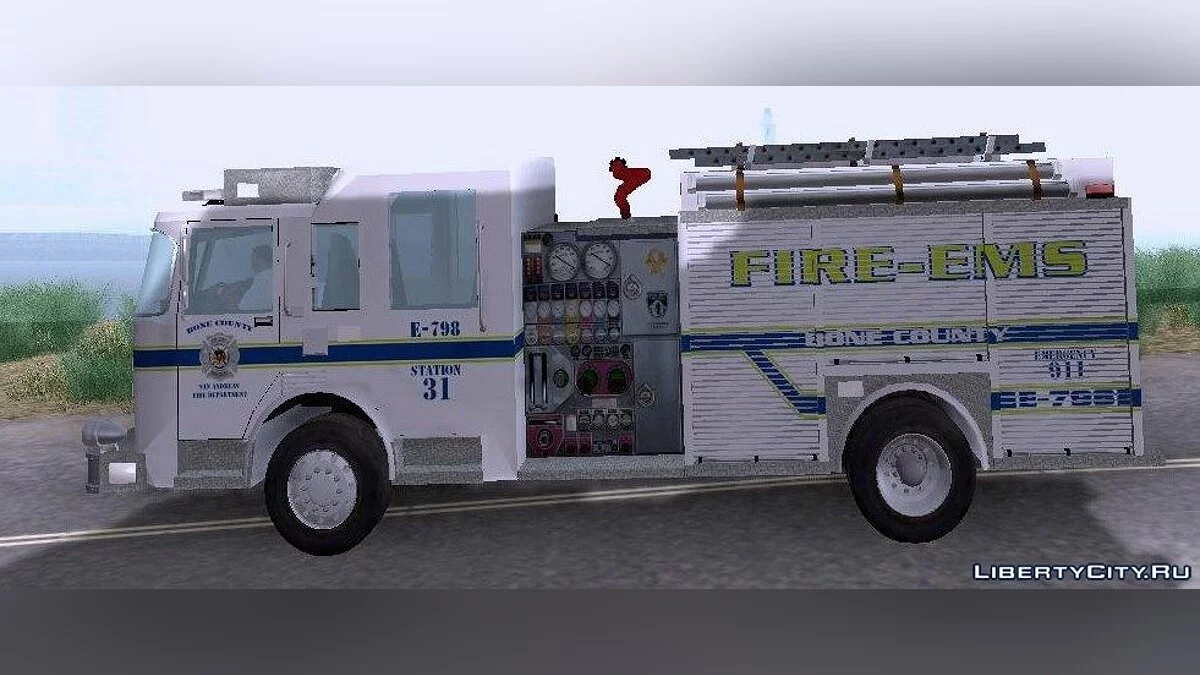 Pierce Pumpers. B.C.F.D. FIRE-EMS / GTA San Andreas