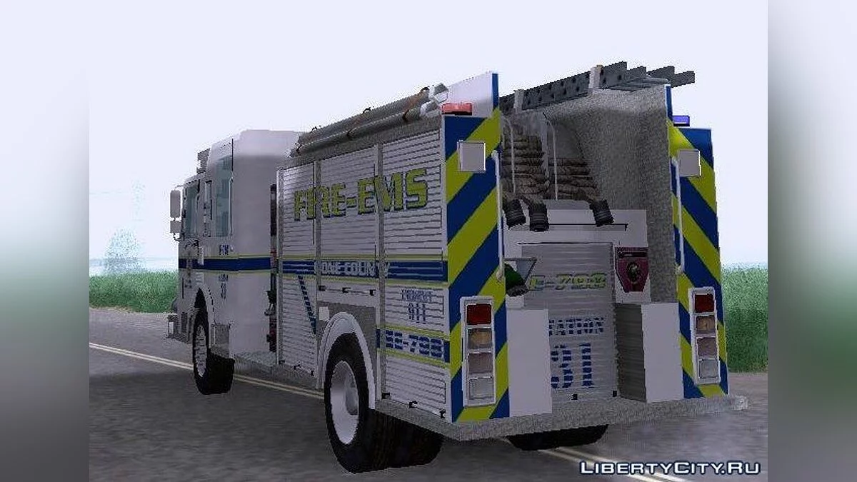 Pierce Pumpers. B.C.F.D. FIRE-EMS / GTA San Andreas