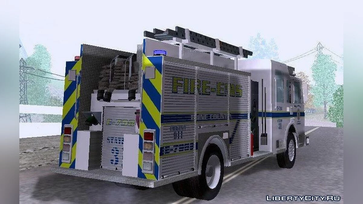 Pierce Pumpers. B.C.F.D. FIRE-EMS / GTA San Andreas