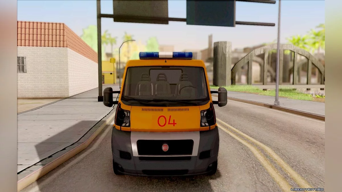 Fiat Ducato Аварийная газовая служба / GTA San Andreas