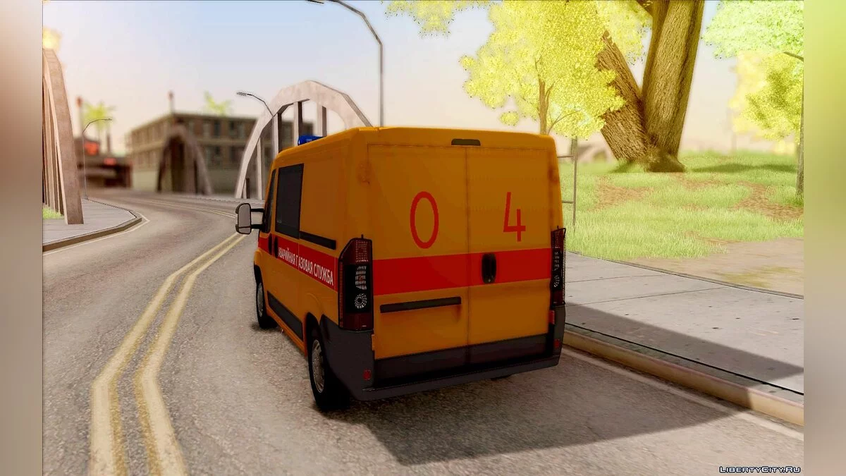 Fiat Ducato Аварийная газовая служба / GTA San Andreas