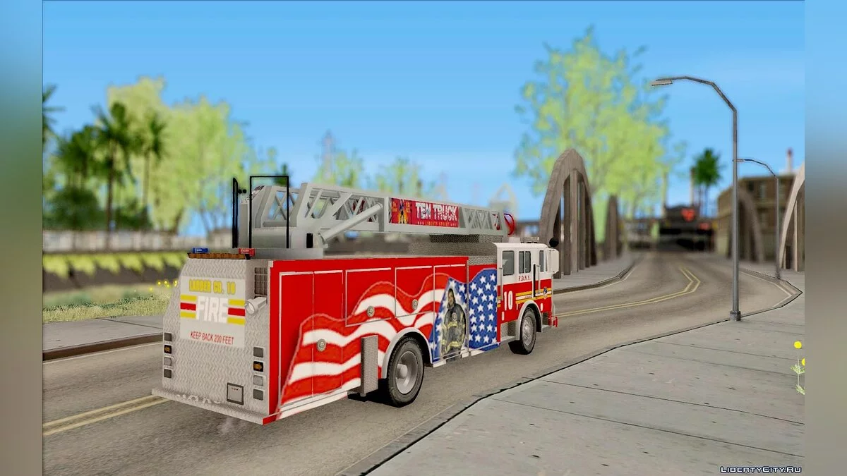 Seagrave FDNY Ladder 10 / GTA San Andreas