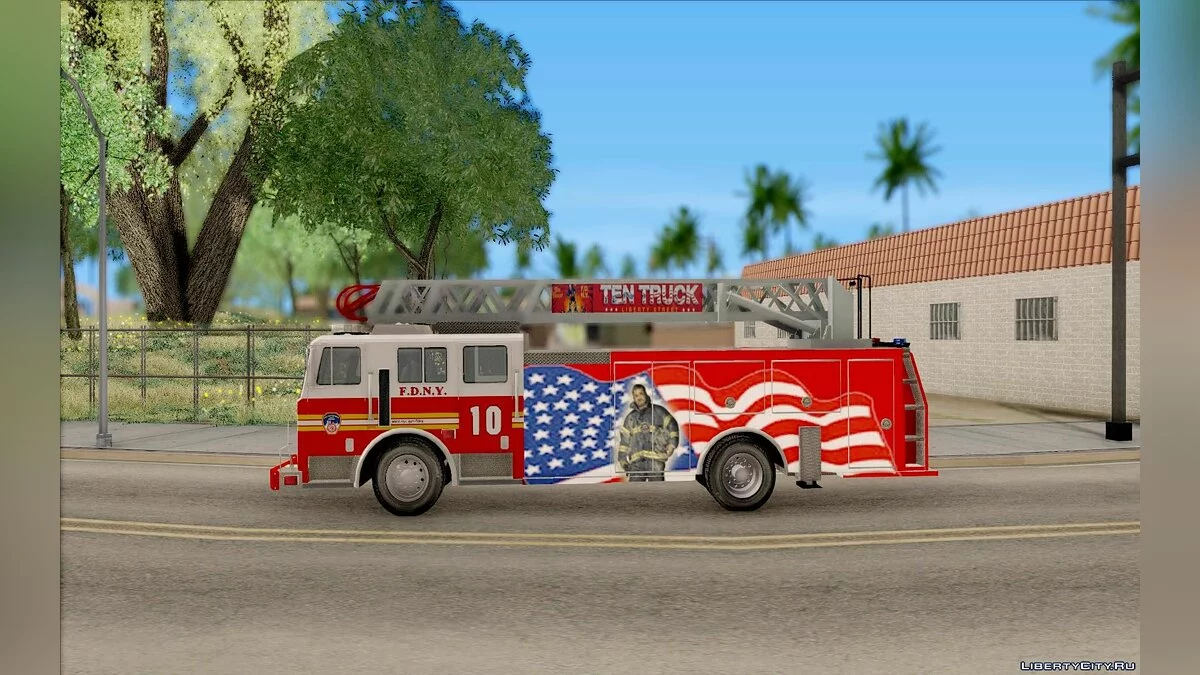 Seagrave FDNY Ladder 10 / GTA San Andreas