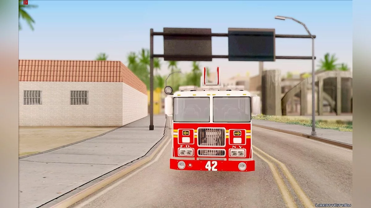 Seagrave Ladder 42 / GTA San Andreas