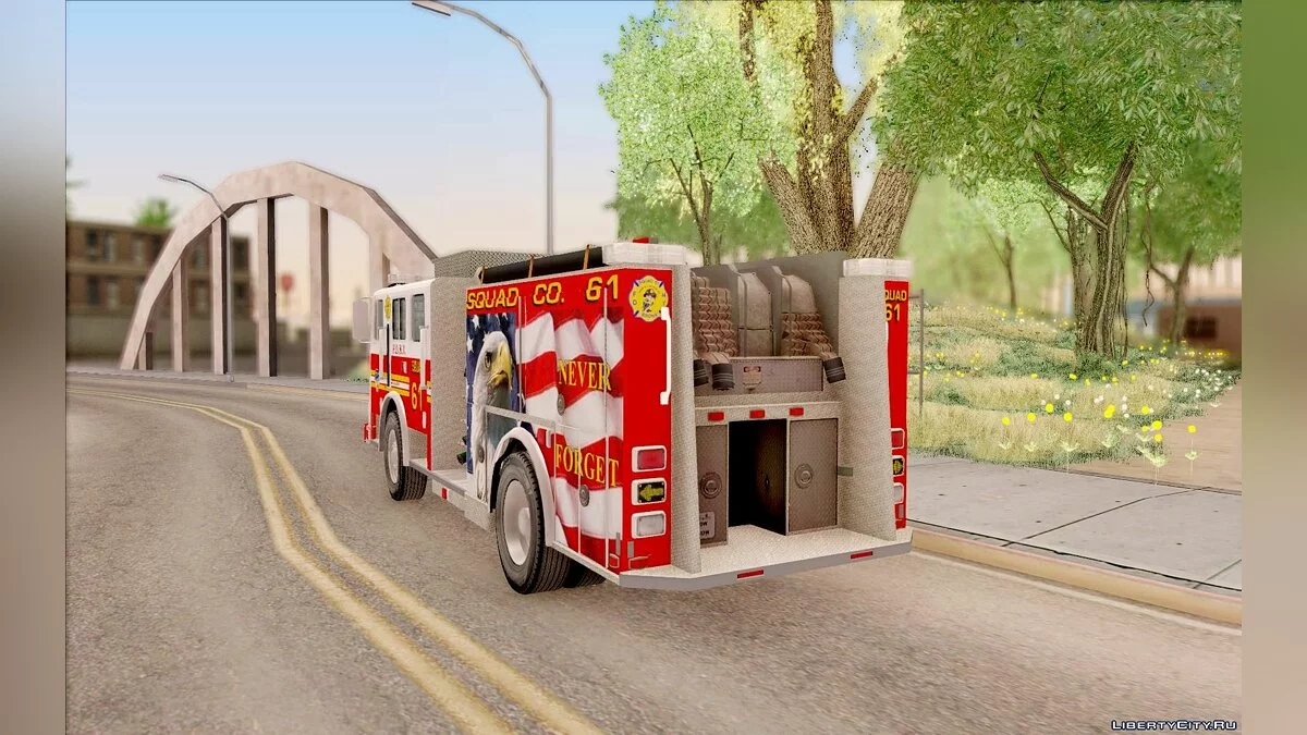 Seagrave Marauder F.D.N.Y. Squad 61 / GTA San Andreas
