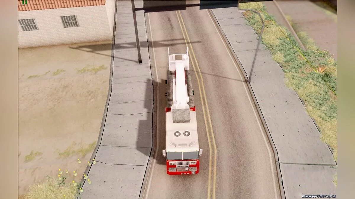 Seagrave Marauder F.D.N.Y. Tower Ladder 186 / GTA San Andreas