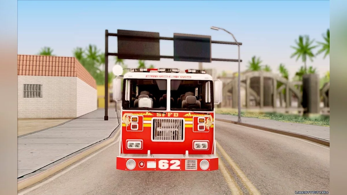 Seagrave Marauder II Engine 62 SFFD / GTA San Andreas