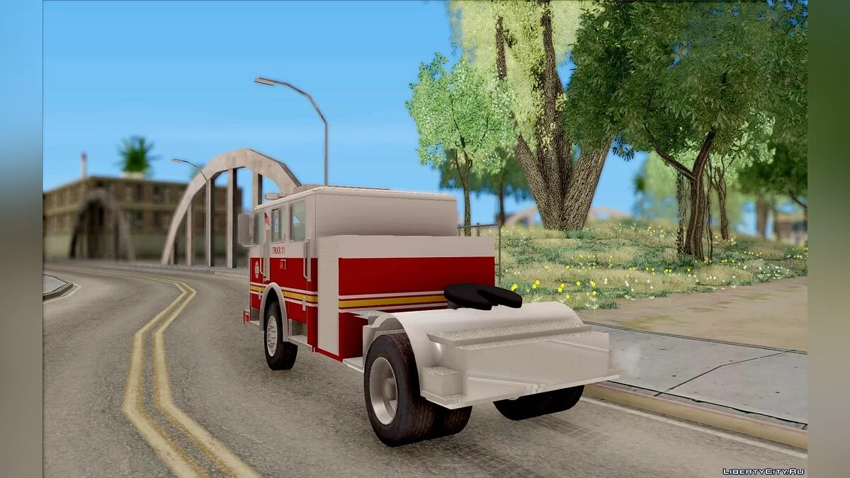 Seagrave Tiller Truck / GTA San Andreas