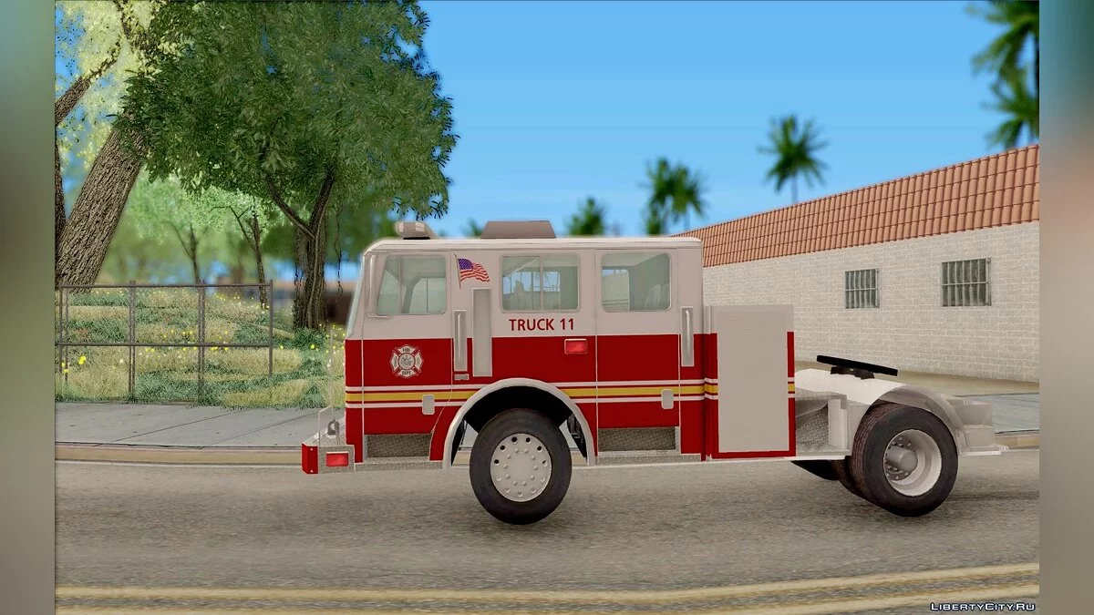 Seagrave Tiller Truck / GTA San Andreas