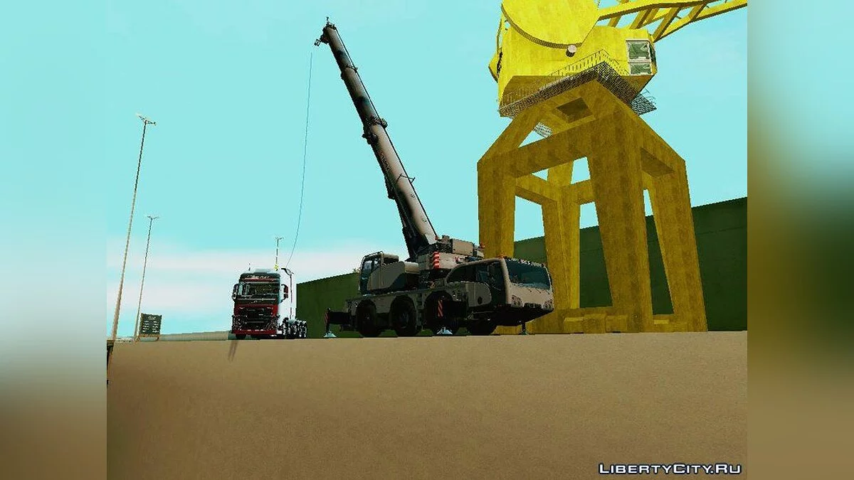 Terex Challenger 3160 & Liebherr LTM1070-3-1 / GTA San Andreas