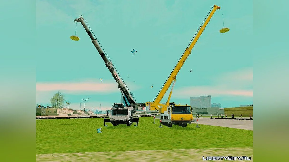 Terex Challenger 3160 & Liebherr LTM1070-3-1 / GTA San Andreas