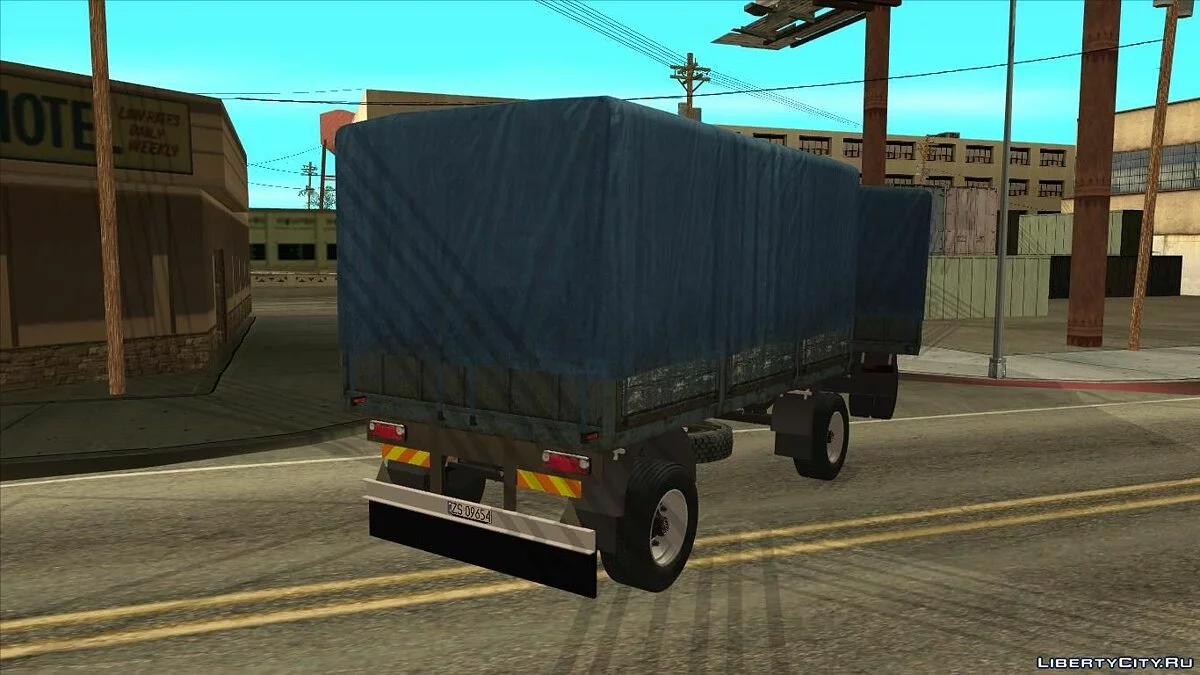 Jelcz 415 with a trailer Autosan / GTA San Andreas