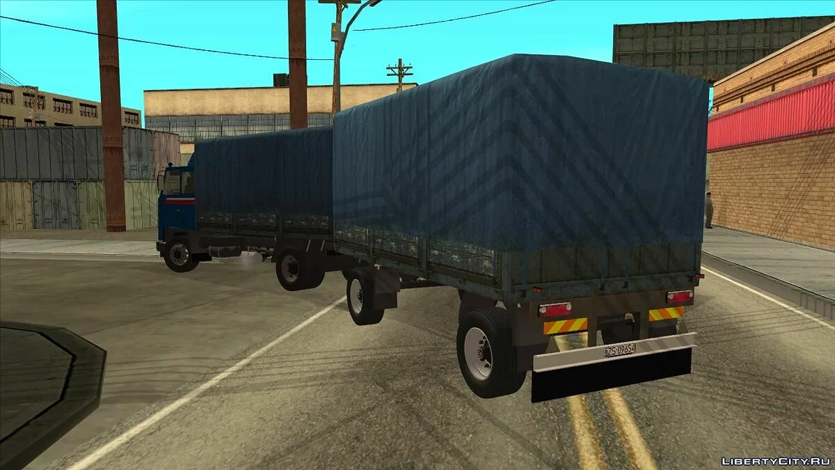Jelcz 415 with a trailer Autosan / GTA San Andreas