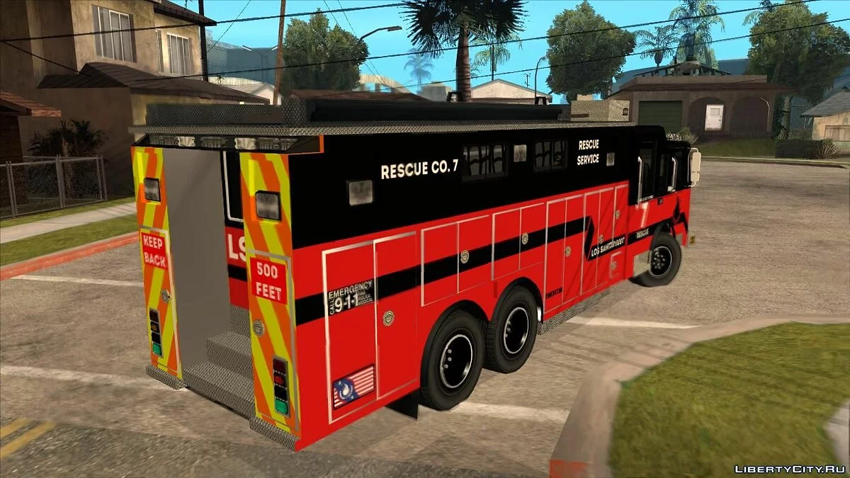 Pierce Commercial High Rescue Unit / GTA San Andreas