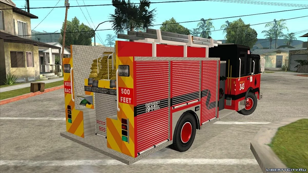 Pierce Commercial Rescue Engine / GTA San Andreas