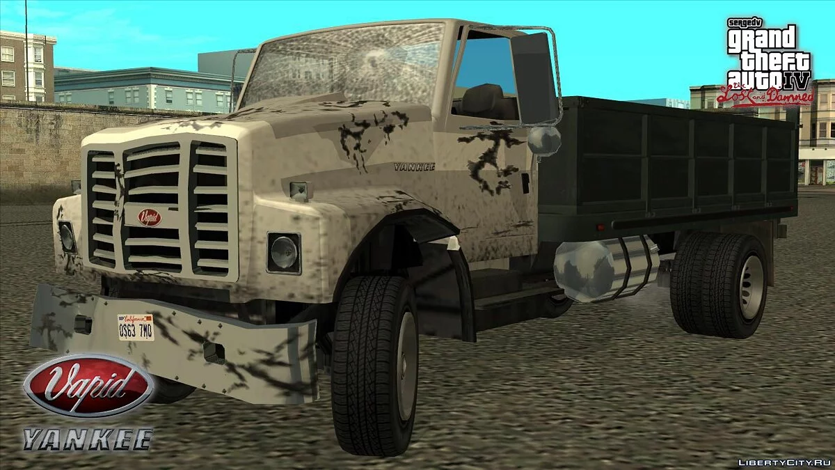 GTA IV Vapid Yankee (бортовой) / GTA San Andreas