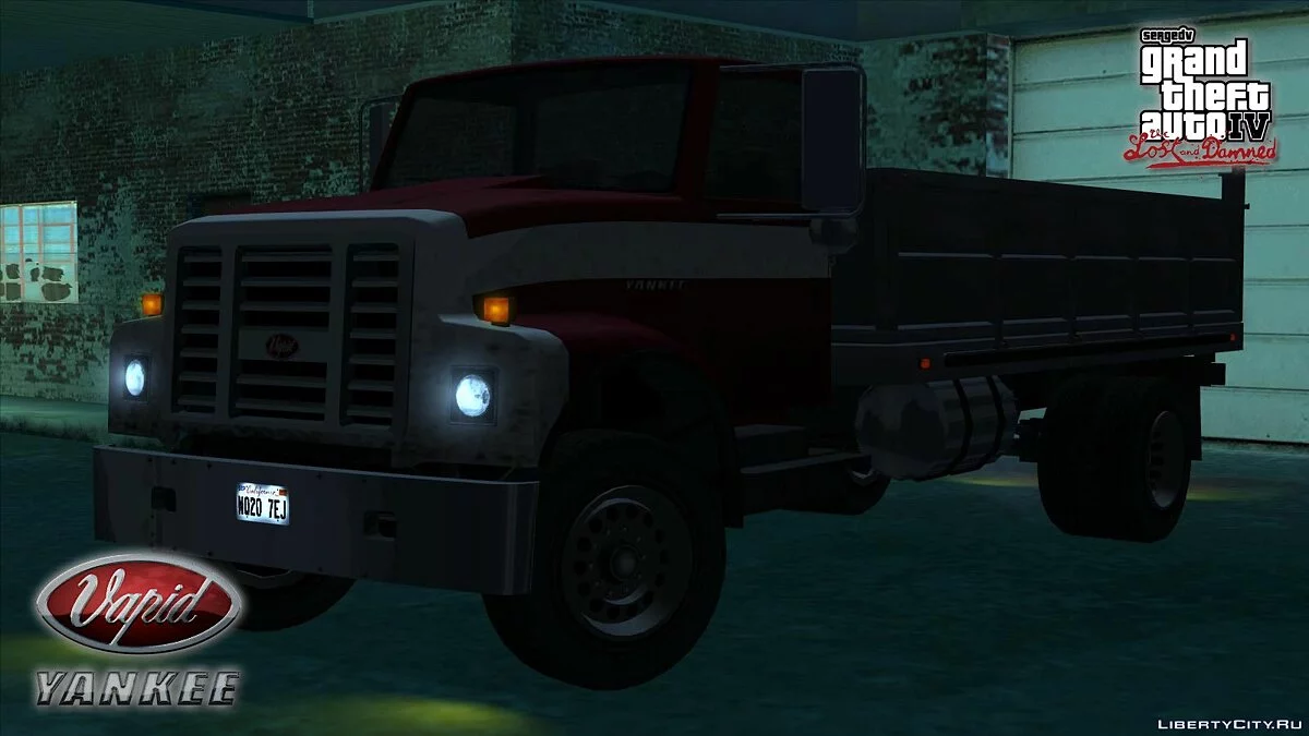 GTA IV Vapid Yankee (бортовой) / GTA San Andreas
