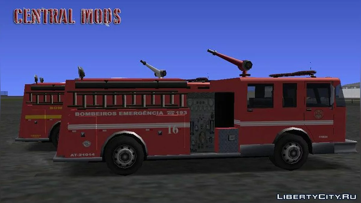 Firetruk - Bombeiros SP / MG / GTA San Andreas
