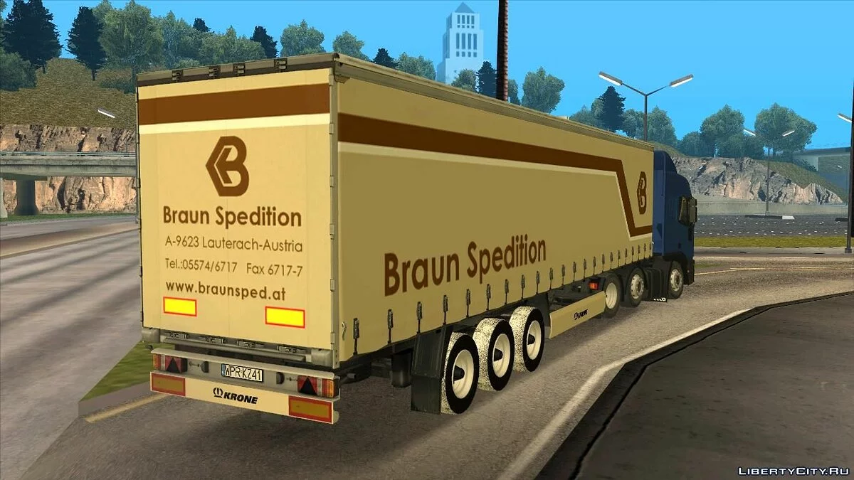 Iveco EuroTech Braun Spedition / GTA San Andreas