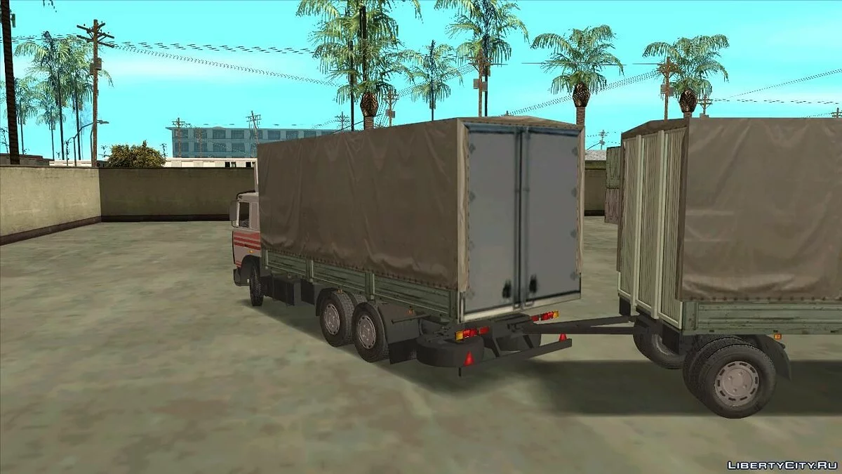МАЗ-6303 + Прицеп / GTA San Andreas