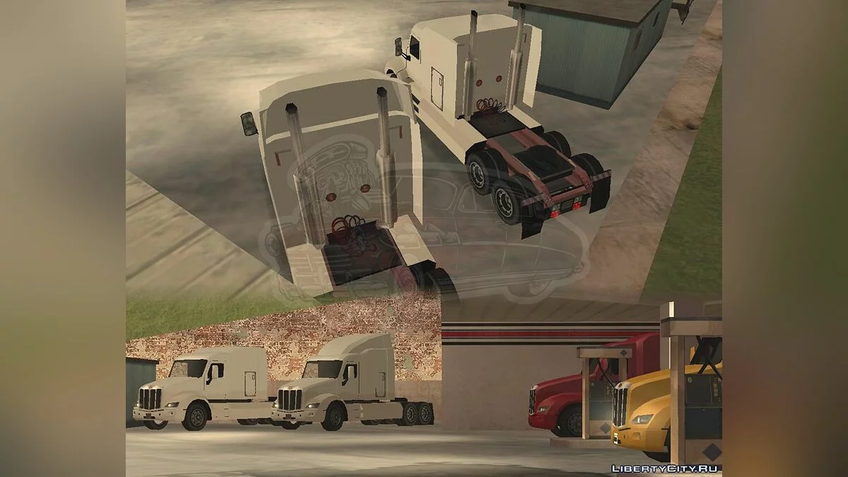Trailer for Peterbilt 579 [LQ] [SA Style] / GTA San Andreas