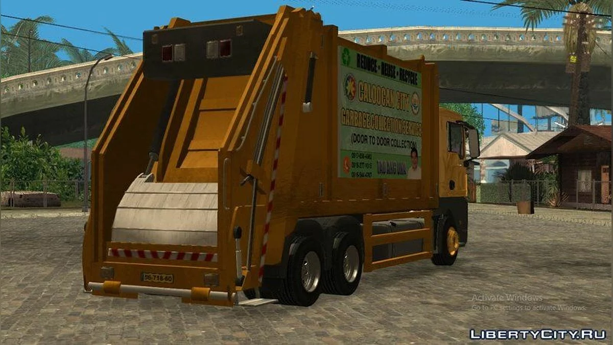 MAN TGS 18.320 Garbage Truck Philippines Quezon City / GTA San Andreas
