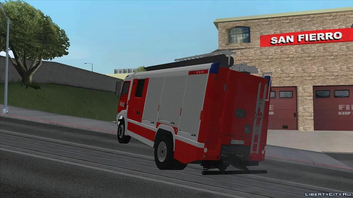 MAN TGA - Pompierii 2010 (Romanian firetruck) / GTA San Andreas