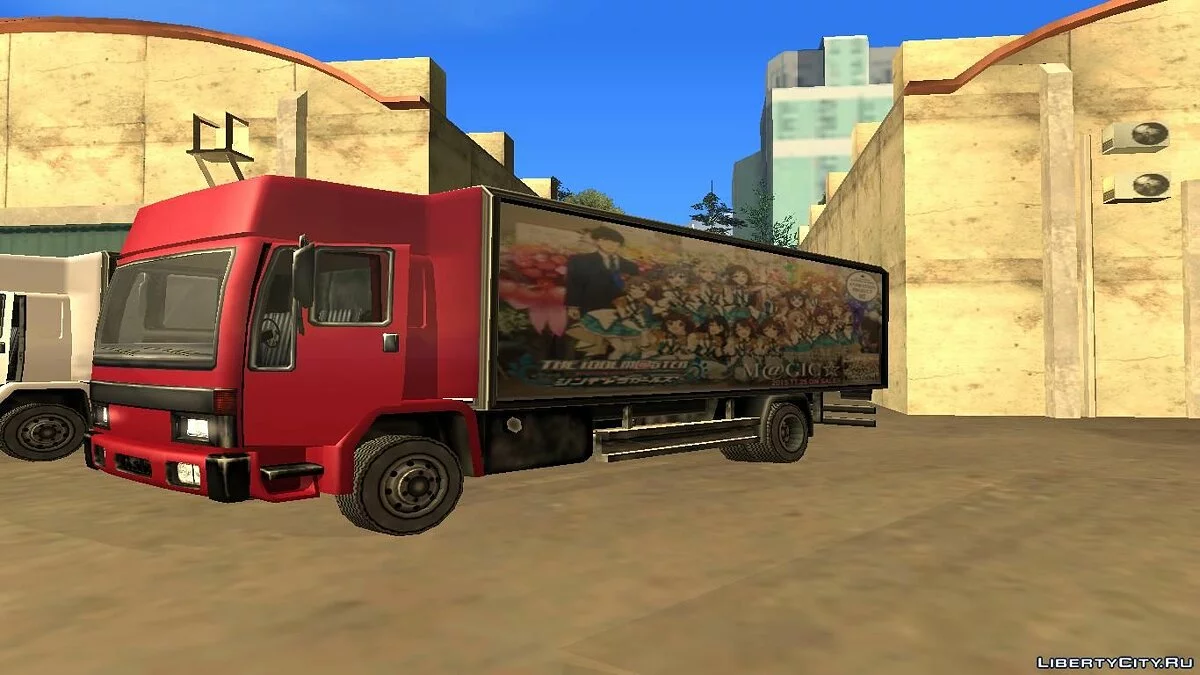 Dft30 Box Truck Ads v2 / GTA San Andreas